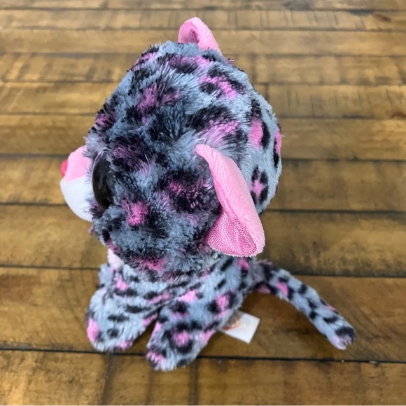 3/$18 - TY Beanie Boos | Tasha the Pink & Gray Leopard - Picture 5 of 8